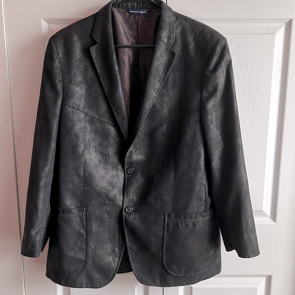 Matteo Maas Suede Sport Coat Canada made